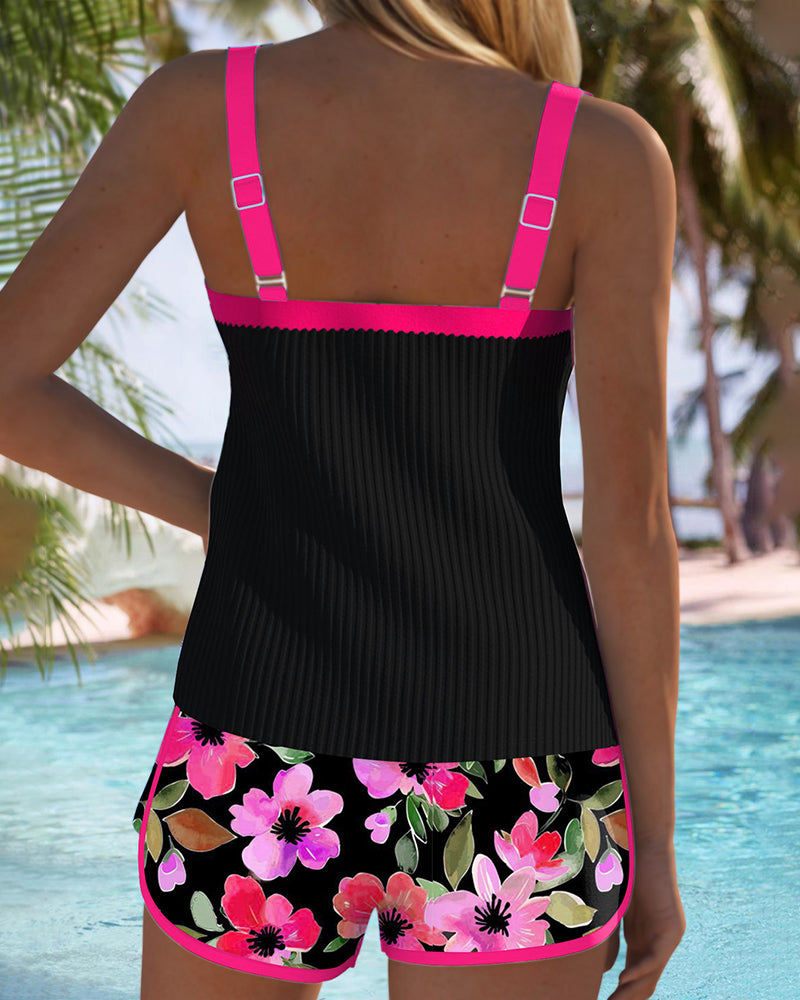 Tankini da spiaggia a due pezzi
