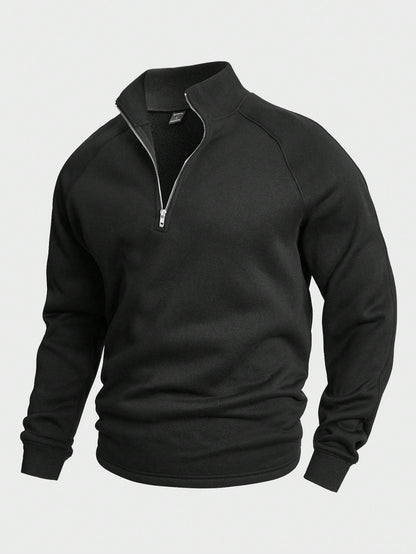 Antonio™ Pullover Mezza Zip da Tempo Libero