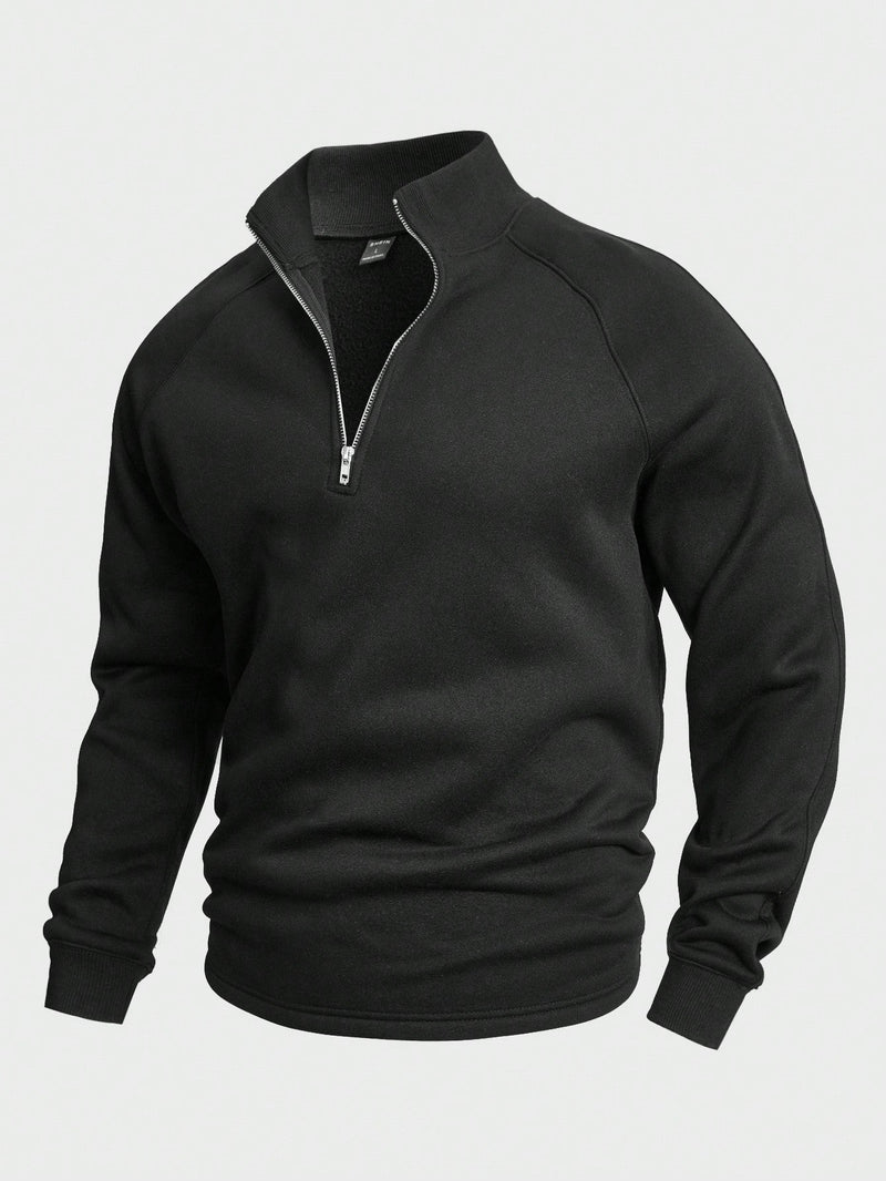 Antonio™ Pullover Mezza Zip da Tempo Libero