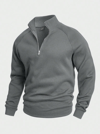Antonio™ Pullover Mezza Zip da Tempo Libero