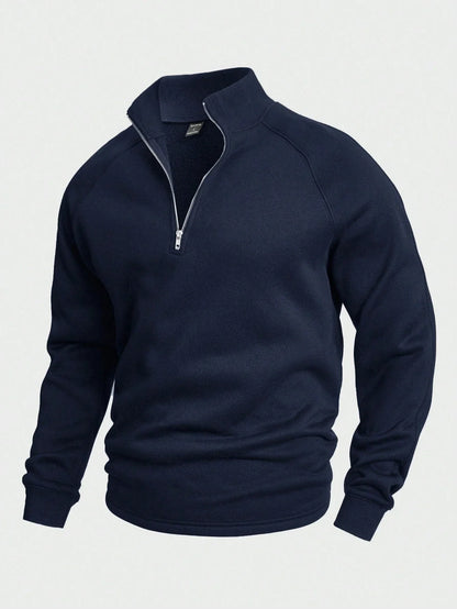 Antonio™ Pullover Mezza Zip da Tempo Libero