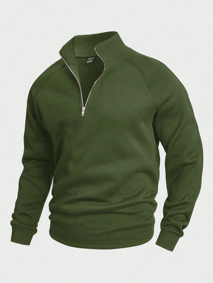 Antonio™ Pullover Mezza Zip da Tempo Libero