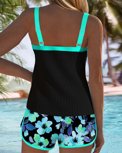 Tankini da spiaggia a due pezzi
