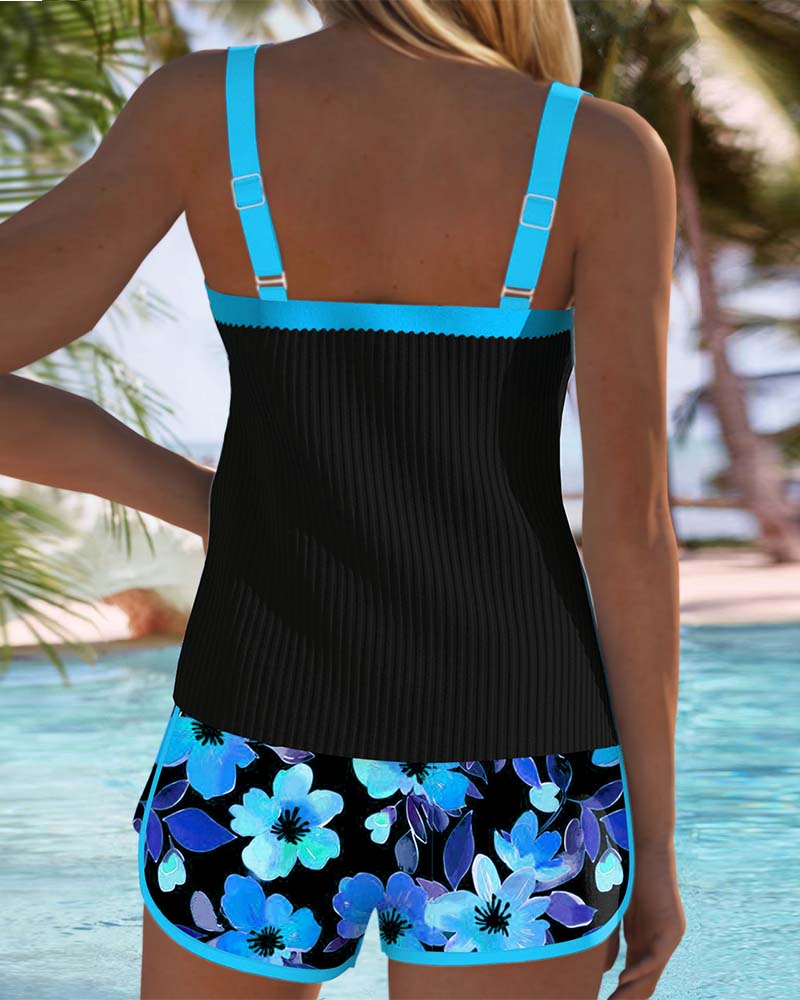 Tankini da spiaggia a due pezzi