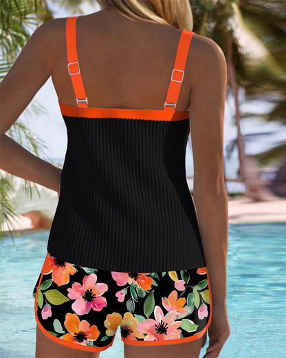 Tankini da spiaggia a due pezzi
